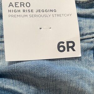 Aero Women's High Rise Jegging - Light Blue